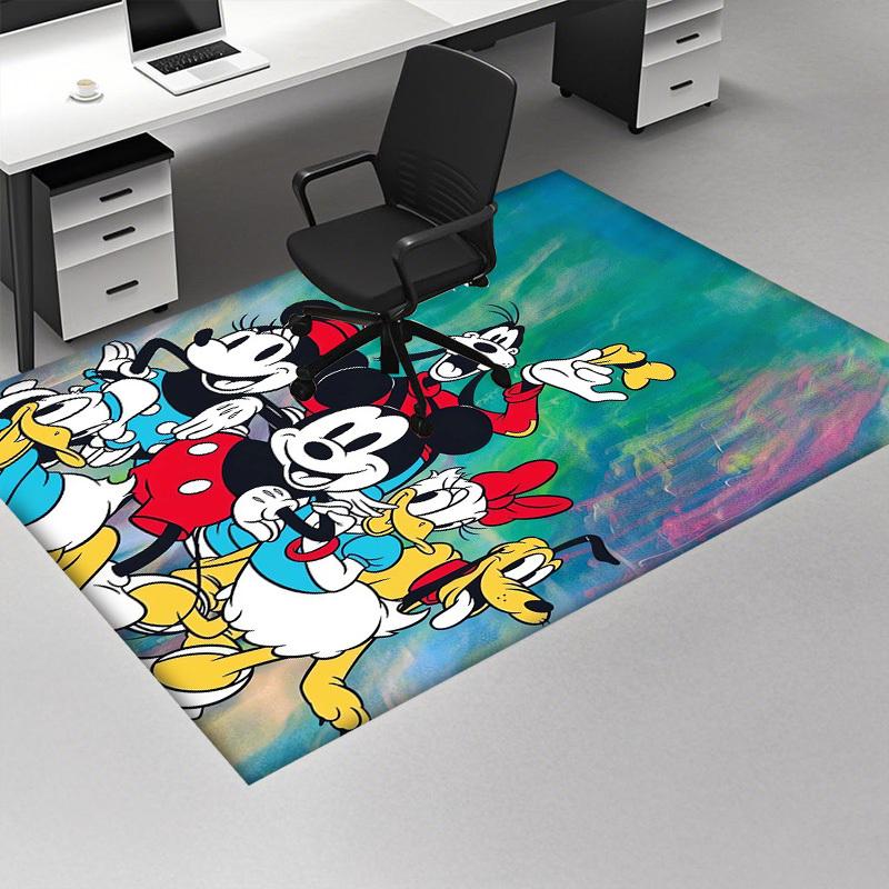 1pc, Mickey Mouse, Minnie Mouse, Goofy, Pluto, Donald Duck & Daisy Duck Rug - Home Decor, Office Carpet, Chair Cover, Outdoor Use or As a Gi