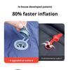 40D Nylon Waterproof Ultralight Summer Air Mattress with Built-in Pump Compact Foldable Sleeping Pad for Hiking Camping