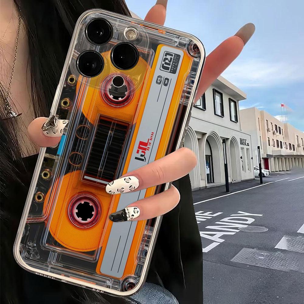 Unique Cassette Tape Creative Phone Case for Xiaomi Mi 15T 11 11T Poco F7 F5 X7 X6 X5 M7 M4 X4 M3 Pro NFC Lite GT Pro 4G 5G TPU