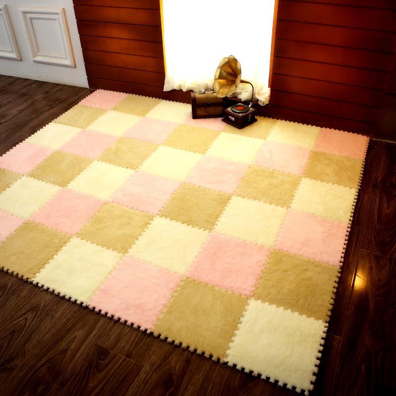 Eva Schaum Puzzle Bodenmatte Für Wohnzimmer Und Schlafzimmer Weiche Und Plüschige Teppichmatte Für Spielzimmer Und Arbeitszimmer Quadratische Form Farbvielfalt