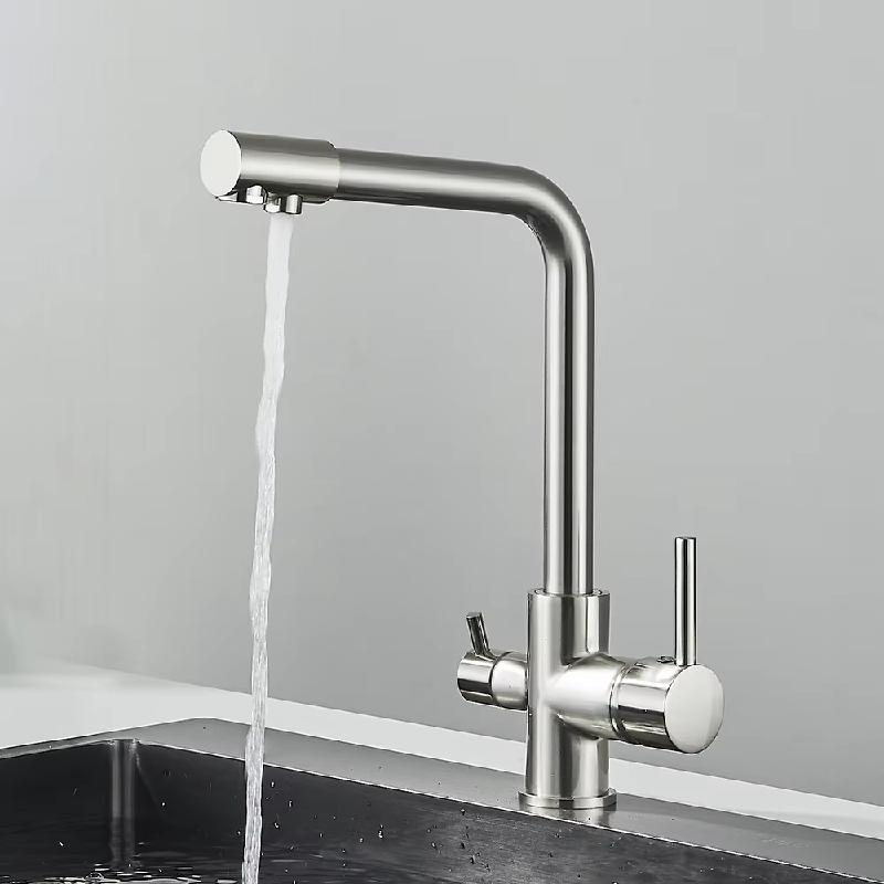 Luxury Waterfilter Tap Kitchen Faucets Mixer Drinking Water Filter Kitchen Faucet Sink Tap Hot Cold Water Tap For Kitchen