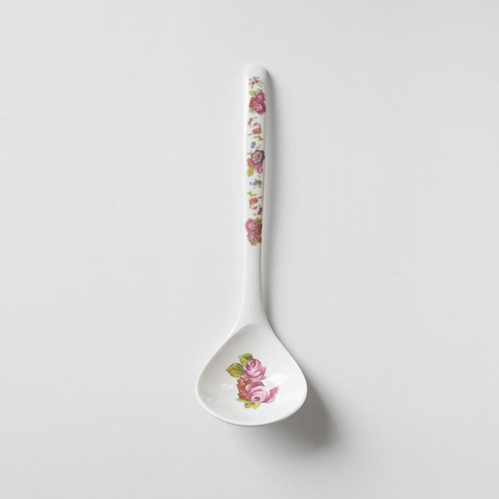 Vintage Flower Melamine Cookware Ladle Small