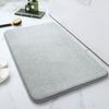 Coral Fleece Engraving Bathroom Mat Bath Non-slip Carpets In Wash Basin Bathtub Side Floor Rug Shower Room Doormat Memory Foam 3D Pad