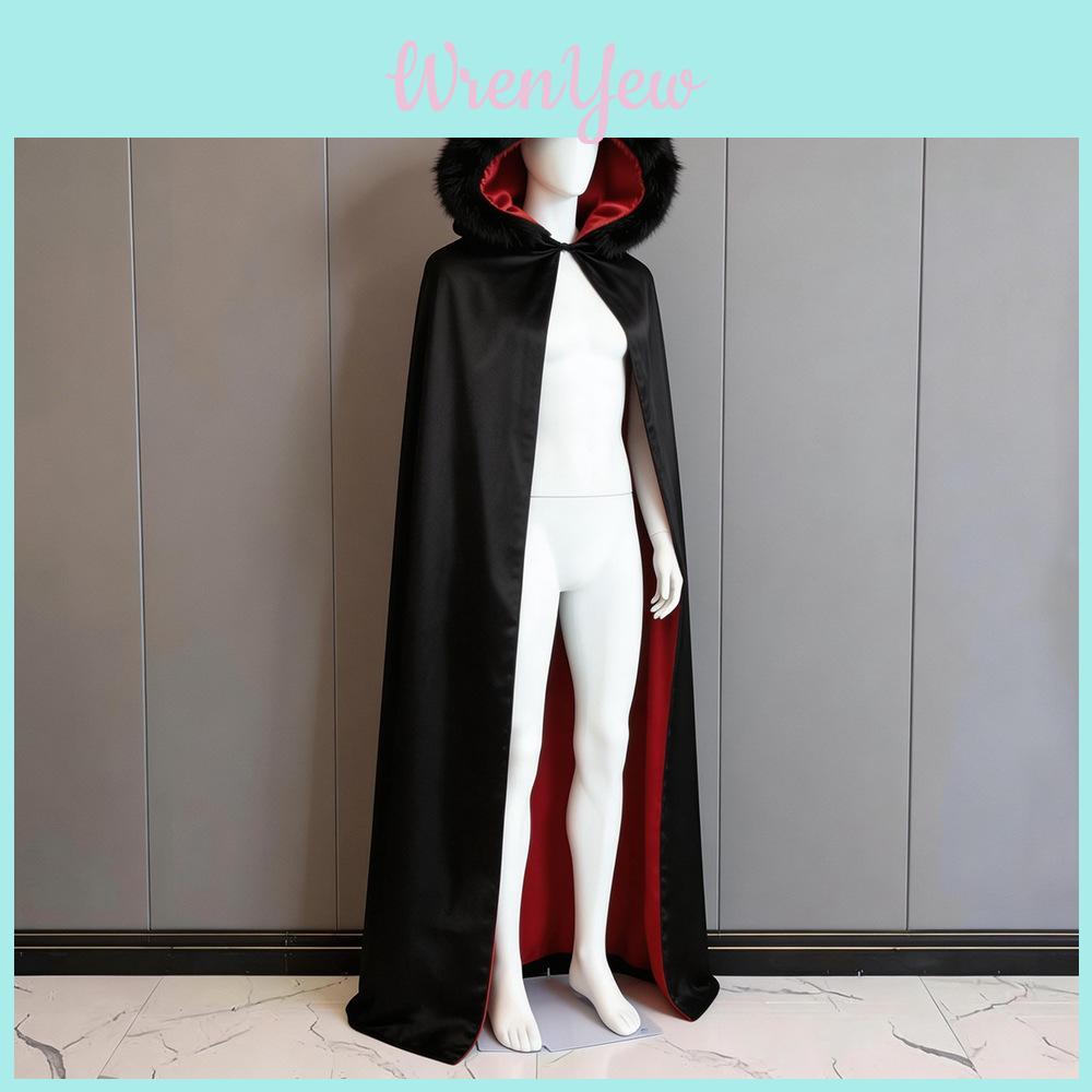 Mantello da Vampiro Volturi di Twilight per Cosplay e Halloween in Tessuto di Poliestere per Adulti