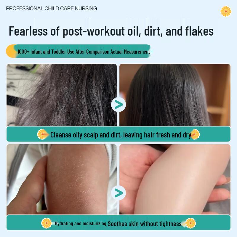 BEAUTY NOTES Kids 2-in-1 Calendula Shampoo & Body Wash