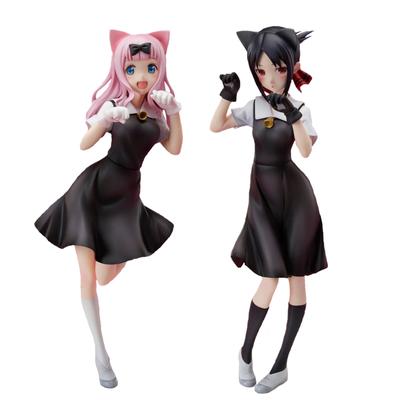 22CM Anime herní figurka Kaguya-sama Love is War Fujiwara Chika Model králíka Panenky Hračka Dárek Sbírejte ozdoby v krabici Materiál PVC