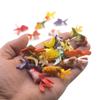 12pieces Plastic Goldfish Aquariums Ornaments DIY Mini Artificial Hand Painted Adult Collection Model Fish Tank Toy