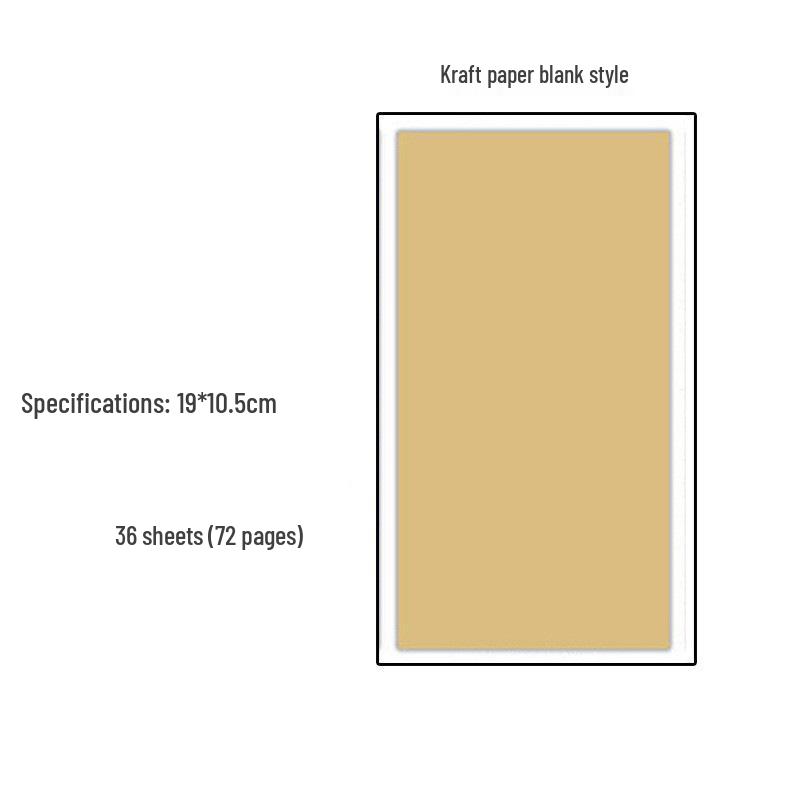 

Пользовательский крафтовый блокнот со сшивкой седлом - Сменный блок для карманного журнала
