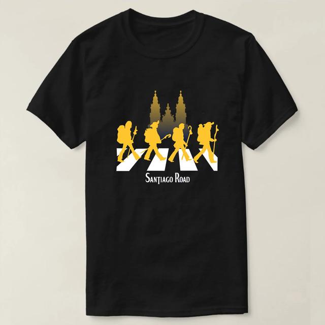 Camiseta De Peregrinos Cruzando El Camino De Santiago Abbey S