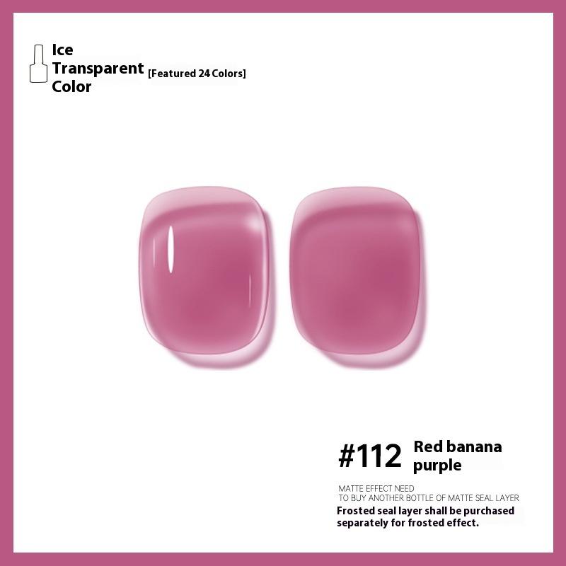 Lipici pentru unghii, un set complet de jeleu de gheață transparentă, culoare salon de unghii, special pentru fototerapie, lipici pentru ojă