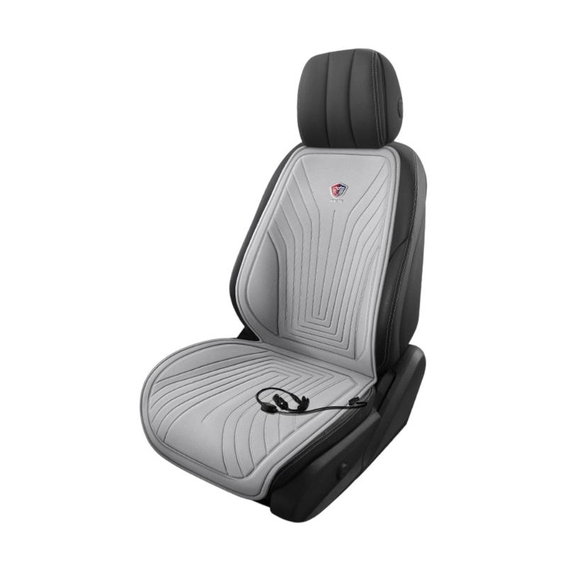 Adjustable Winter Car Seat Cushion Heater Intelligent Temperature Adjustment Easy Installation Synthetic Fiber Design