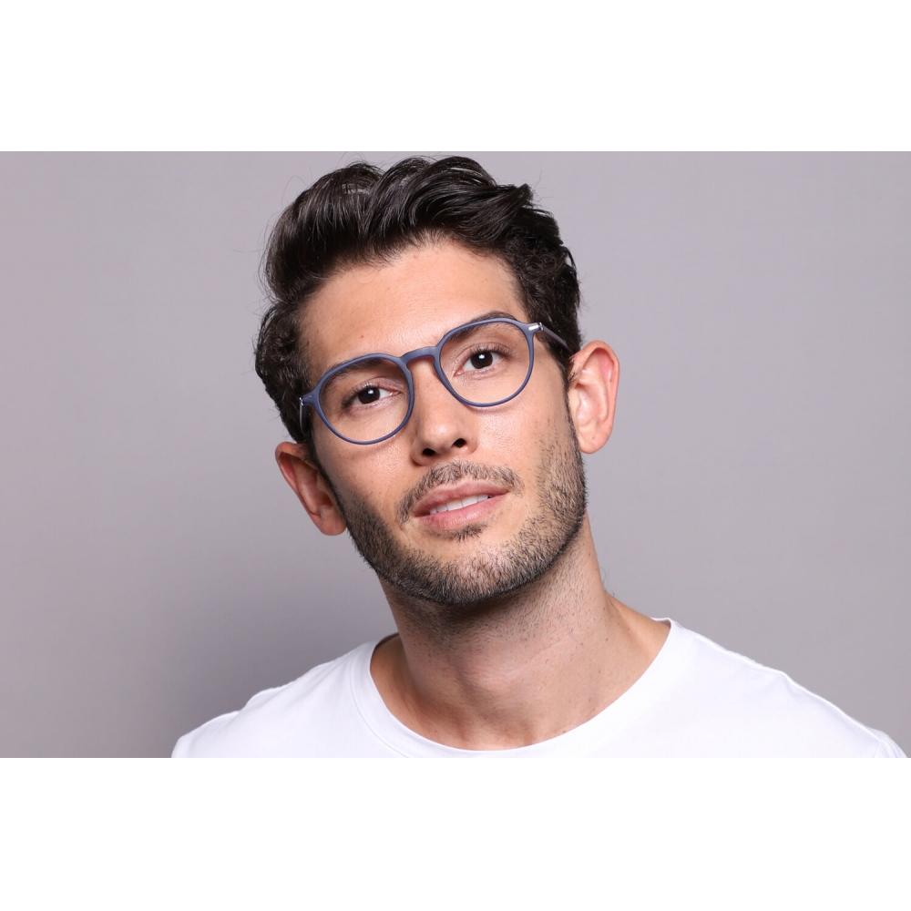 Full Rim Oval Blue Smartbuy Collection Aulav Ac10b Fashion Unisex Eyeglasses