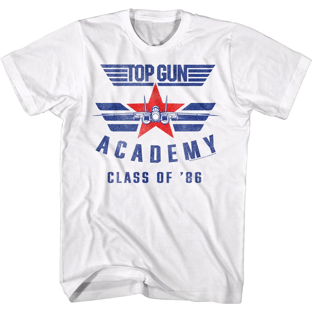 Top Gun Academy Class of 86 Men T Shirt Navy Fighter Jet Pilot Tomcat Maverick S