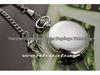 Vintage Double-Lid Polished White Metal Mechanical Pocket Watch - Glossy Student Gift & Commemorative