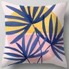 Blue Flower Decorative Pillowcase Living Room Office Decoration Home Pillowcase