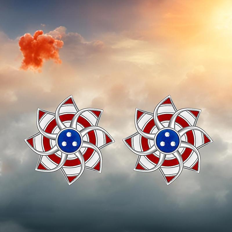 

New Creative Fashion Simple Independence Day Earnail Party Commemorative Jewelry Versatile Exquisite Christmas Birthday Gift United States