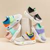 Kid Colorblock Casual Sneakers for Boys Girls Summer New Toddler Walking Shoes Hollowed-out Mesh Lightweight Kids Trainers
