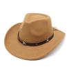 Knot Felt Hat With Flared Brim For Beach And Casual Wear