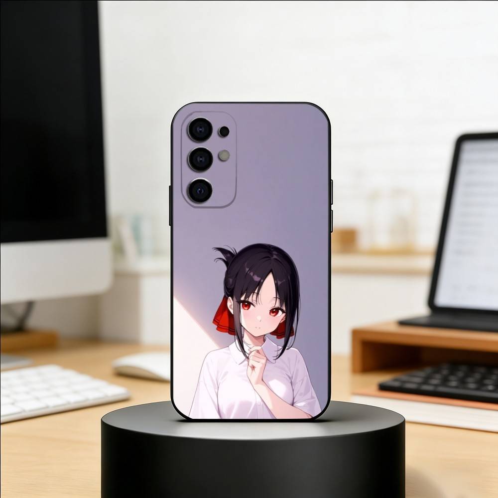 Kaguya-sama Kaguya Shinomiya Phone Case Black Silicone Soft For Samsung S25,S24,S21,S22,S23,S30,Ultra,S20,Plus,Fe,Lite