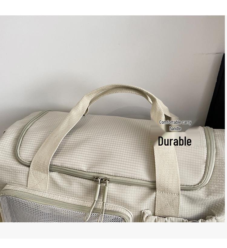 Damska Lekka Torba Fitness o Dużej Pojemności - Separacja Mokra/Sucha na Pływanie, Sporty i Krótkie Wyjazdy