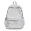 Schoolbag Schoolbag Junior High School Girl Small Fresh Raw Backpack Simple Fashion Polka Dot Bow High Value College Backpack