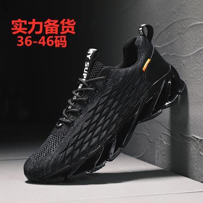 Atmungsaktive Herrenschuhe in Übergröße 2025 Frühling und Herbst Mesh beliebte Herren-Trendschuhe Casual Sport Laufschuhe mit Klinge Herrenschuhe