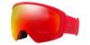 Oakley Flight Path Large Red Torch Iridium One Size Goggles, Ember/Prizm Lens,