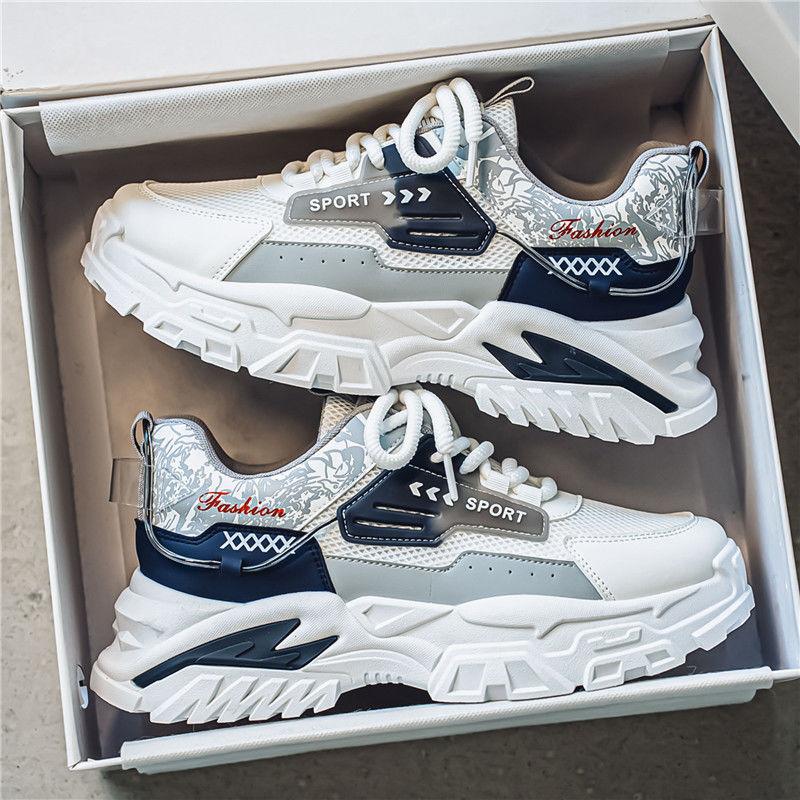 Fashion Running Male Sports Shoes Mesh Upper Low-Top High Quality Wide Simple On Sale Trend 2025 Price Lightweight Men's Casual Sneakers