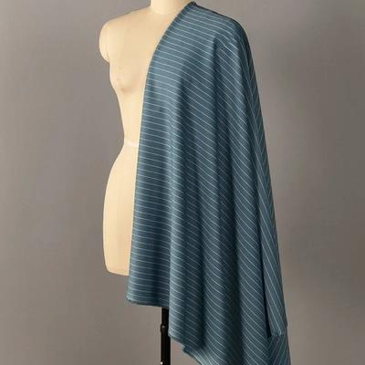 100x150cm Fine Stripe Fabric Spring Summer Fashion Skirts Suits Cloth Apparel Sewing Fabric Polyester Rayon Spandex Material
