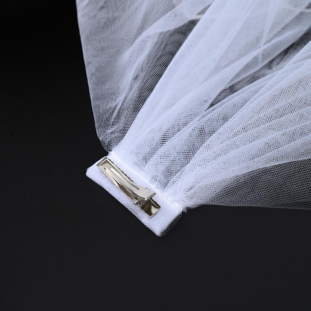 Pet Wedding Veil With Clip Handmade Bow Veil For Valentine Day Wedding Party Decoration