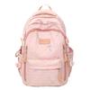 Stylish And Cute Bow Backpack Women'S Fresh Puffs Class Schoolbag Primary School Students Lightweight Weight Weight Reduction Backpack