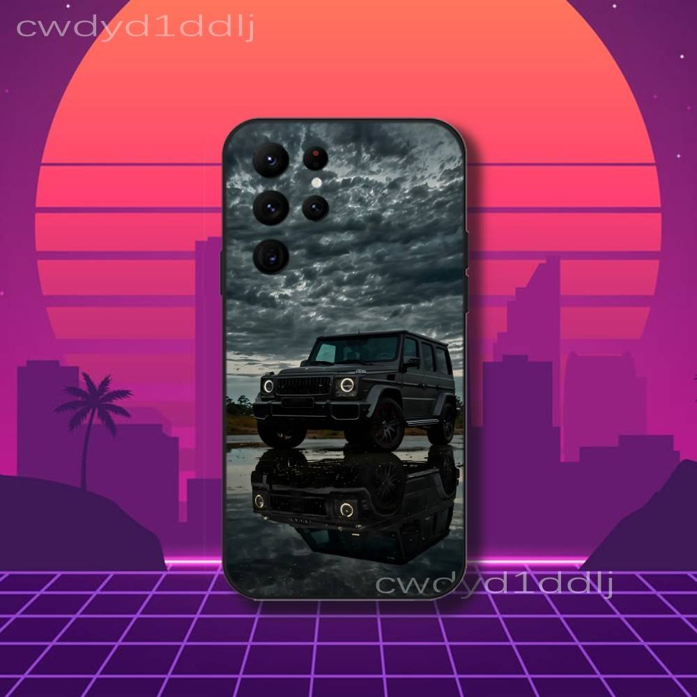 Car M-Mercedes-ES G Phone Case For Samsung S10,S21,FE,S21 ,S26,S25,S24,S23,Ultra,S9,S22,Plus Black Shell Cover
