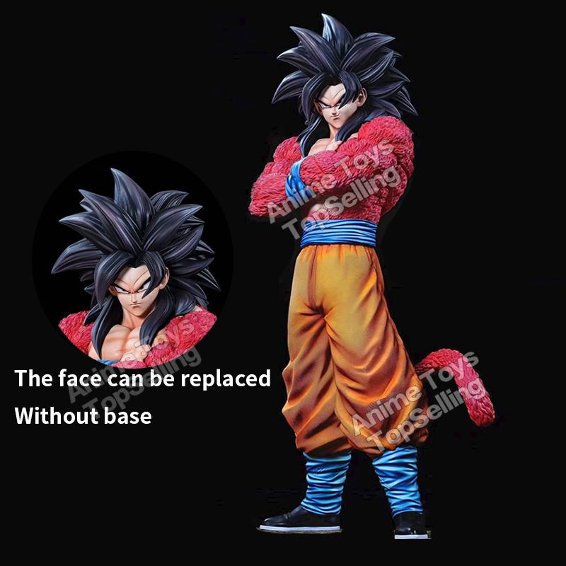 Anime Dragon Ball Figure Super Saiyan 4  Son Goku Statue PVC Collection Model Toys Gifts