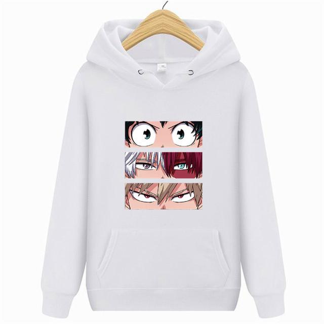 Langermet for menn og kvinner Uformell mote gensere Japansk tegneserie løs hettegenser Komfortabel kreativitet Streetwear