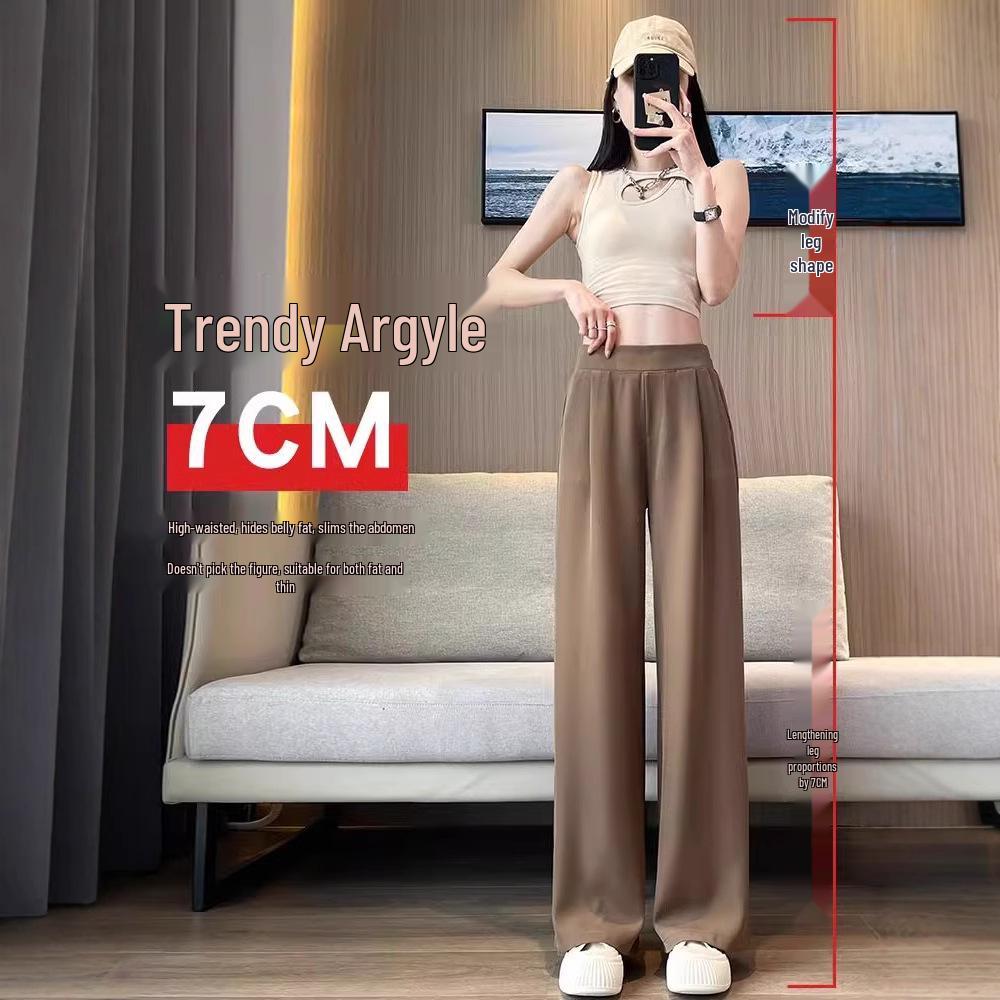 Women's High Waist Wide Leg Trousers - Spring & Autumn 2025 Collection