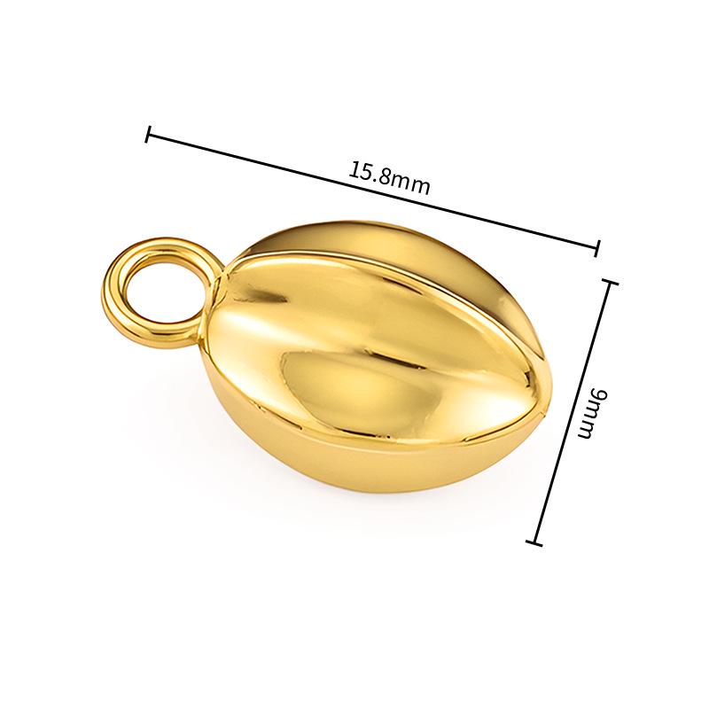 Simple Stainless Steel Christmas Tree Teapot 3D Charm Pendant for DIY Earrings & Necklaces - Titanium Steel Handcrafted Jewelry Accessory.