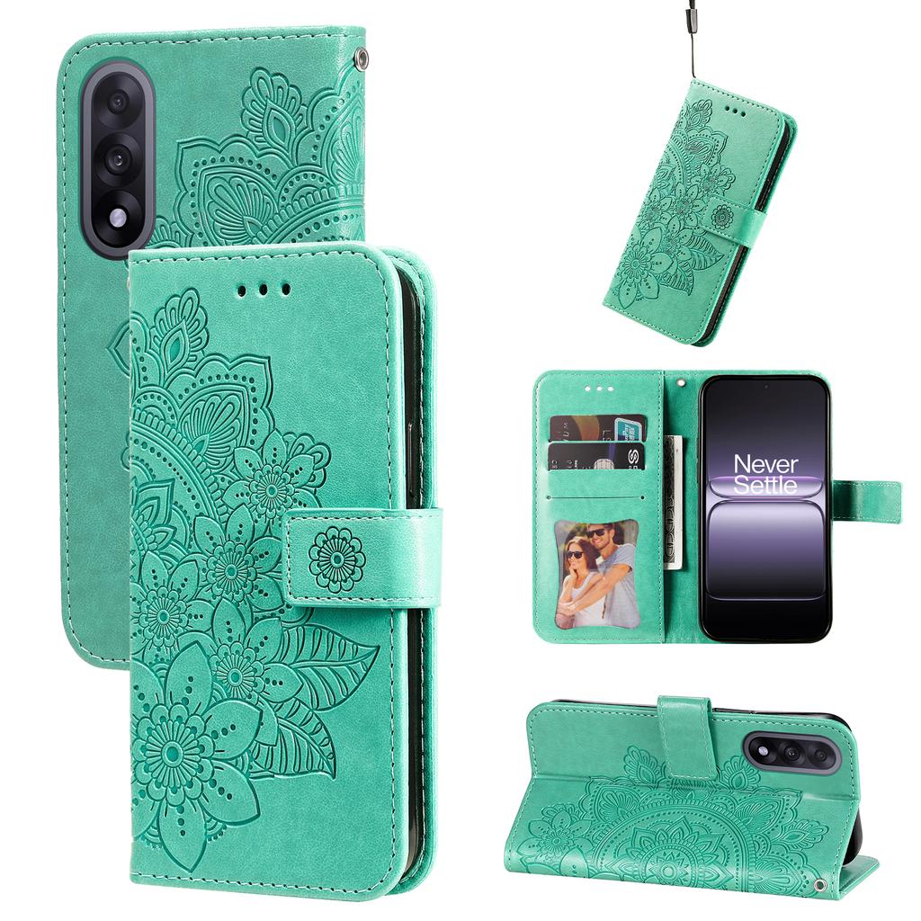 For OnePlus Ace 5 Ultra 5G/OnePlus Nord 5 5G Case Floral Pattern PU Leather Wallet Stand Phone Cover