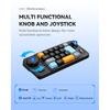 19 Key Mini Wired Gaming Keypad, Hot Swappable Mechanical Macro Keyboard with RGB Backlight, Dual Knobs & Joystick Support Custom Macro Programming