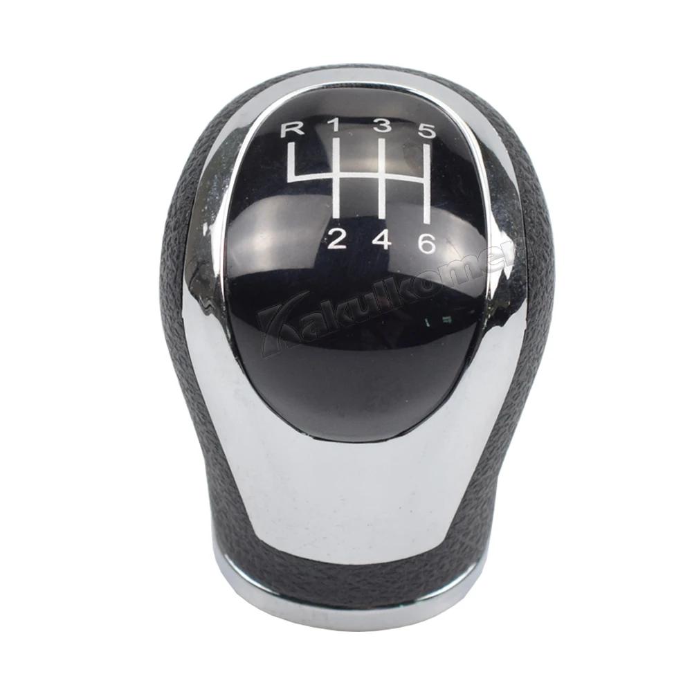6 Speed Gear Shift Lever Knob Shifter Head Manual Replacement for Nissan Qashqai J11 X‑Trail T32 2016 2017