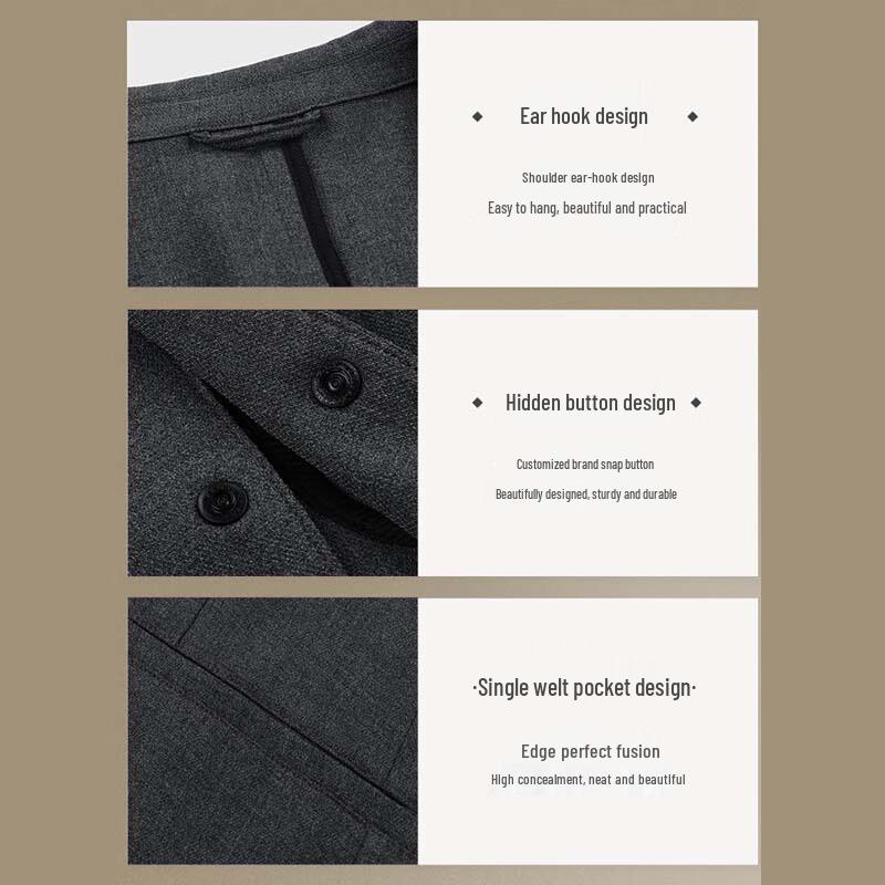 SEPTWOLVES Men's Casual Business Suit Jacket
