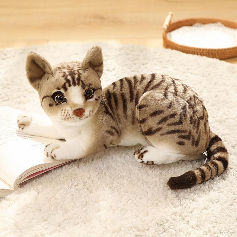 New Cat Doll Kitten Plush Toy Cute Meow Doll Doll Teasing Cat Doll Birthday Gift Girl Doll 27cm(0.14kg)
