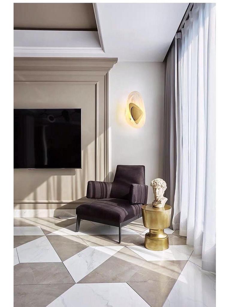 Nordic Modern Glass Wall Lamp - Elegant & Creative Design for Living Room or Bedroom.