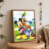 Disney Міккі Гуфі Дональд цифрова олійна картина DIY ручна розмальовка прикраса дому подарунок настінне мистецтво