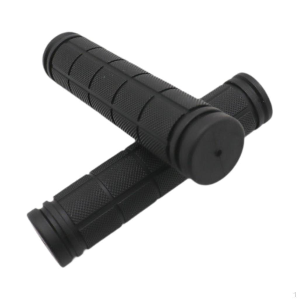 1 Pair Bike Handlebar Grips Anti Slip Bicycle Grip Cover Rubber Handle Bar Replacement for