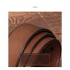 Belt Men's Leather Pin Buckle Pure Cowhide Copper Buckle Vintage Distressed Workwear Belt Soft and Durable Pure Cowhide Trouser Belt