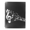 1set Music Theme Folder, Music Folder, A4 Size Sheet Music Folder Suitable for Piano Guitar Musical Instrument Accessories