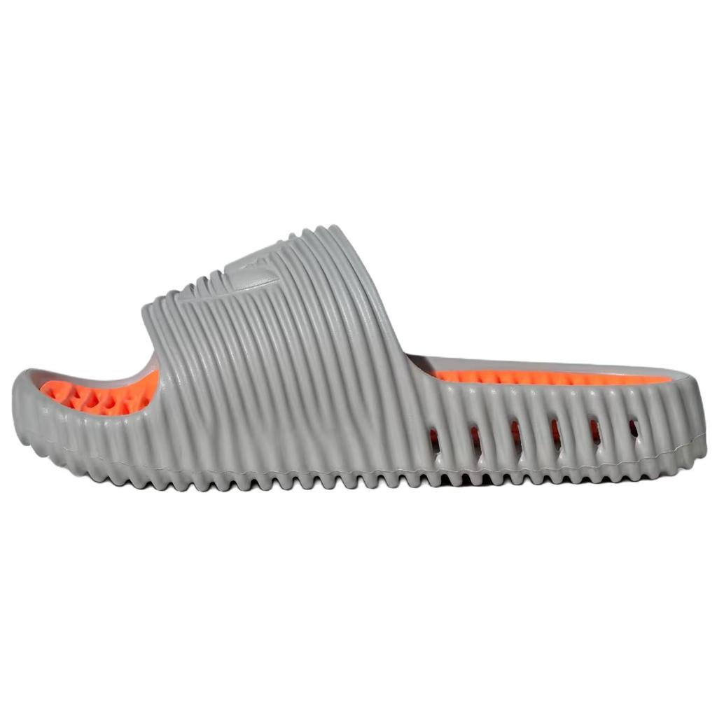 Adidas Adilette 25 Slide Grey Solar Orange Men Sneakers Grey-Two JH5518