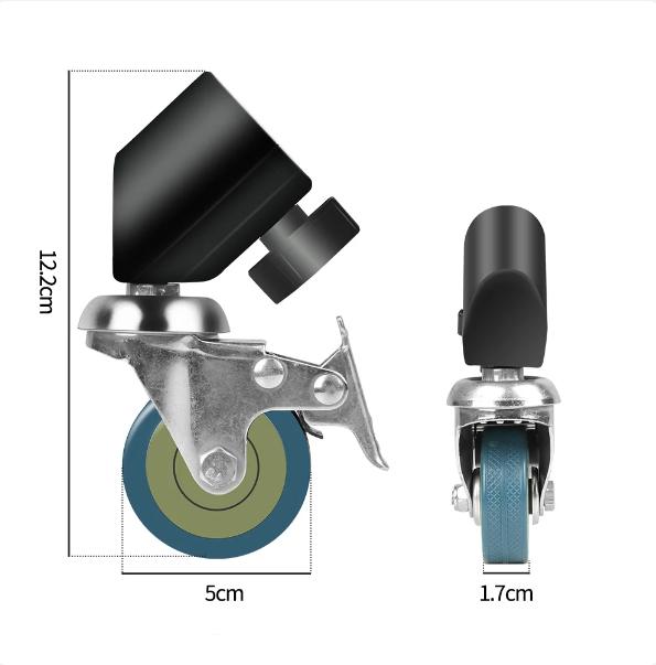 16-22mm Professional Universal Pro 3 Wheels Multi-function Photography Studio Heavy Lighting Century Photography Accessories