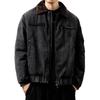 Luxury Men's Detroit Workwear 2025 Winter Duck Down Denim Jacket