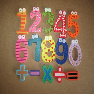 (H0826)Magnetic Wooden Numbers Math Set Digital Baby Educational Toy
